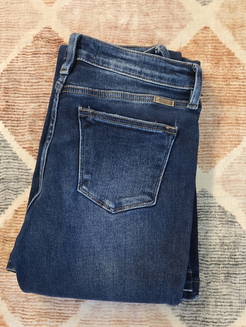 Women's Dark Blue Stretch Flare Jeans